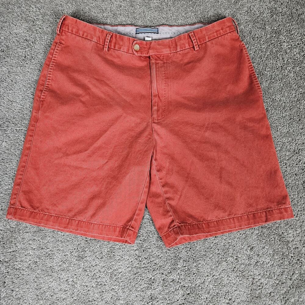 Peter Millar Shorts Mens 36 Peach Pima Cotton Golf Casual Preppy Resortwear
